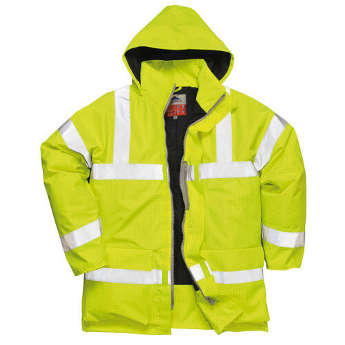 PARKA HV UNIE BIZFLAME RAIN JAUNE