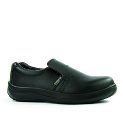 Mocassins de s&eacute;curit&eacute; femme EBANITE S2 SRA NOIR VAUJOURS